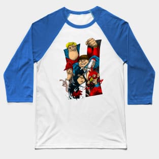 Mighty Heroes Baseball T-Shirt